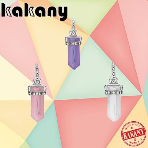 2021 New High Quality 100% 925 Sterling Silver Purple Amulet Pendant, Suitable For Original Diy Bracelet Accessories