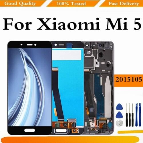 LCD For Xiaomi Xiaomi 5 Mi5 M5 LCD Display Touch Screen Digitizer Panel Assembly Replacement For Xiaomi Mi 5