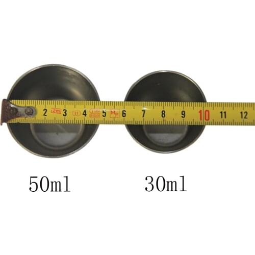 1pcs 30ml 50ml Laboratory Nickel Crucible With Lid Cover Thermostability Lab S