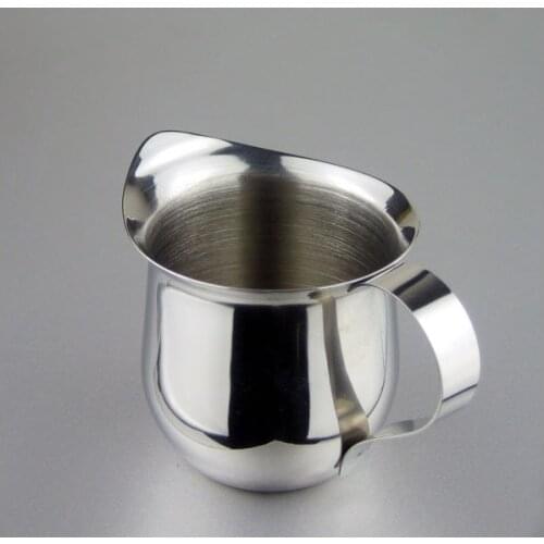 1 pcs Stainless steel milk cup fashionable coffee blunt pull flower tip mouth kitchen tools