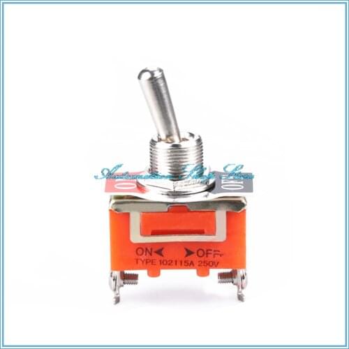 1pc New High Quality 15A 250V SPST 2 Terminal ON OFF Toggle Switch