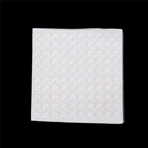 100pcs Rubber Feet Pad Silicone Transparent Bumpers Door Buffer Pad Self-adhesive Feet Pads
