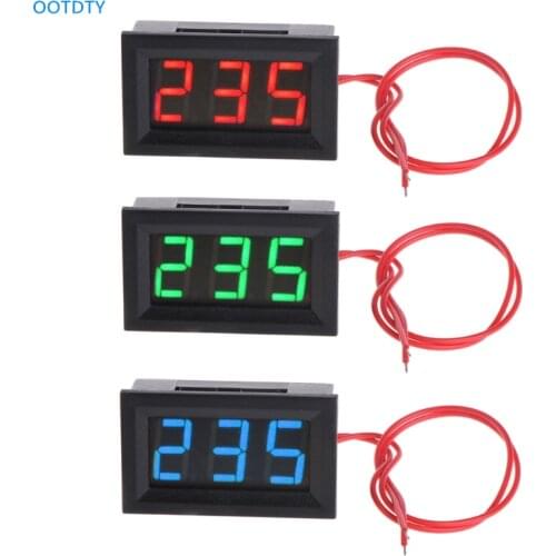 2 Wire 0.56" AC 30V-500V LED Digital Voltmeter Voltage Meter Monitor Tester For 110V 220V 380V