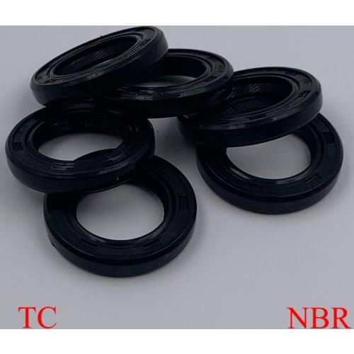 33*44*7/8 33x44x7/8 33*45*8/10 33x45x8/10 Nitrile Rubber NBR Double Lips Spring TC Ring Gasket Radial Shaft Skeleton Oil Seal