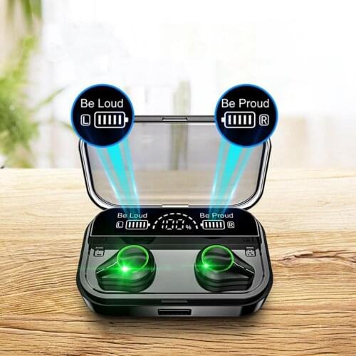 Wireless Earbuds bluetooth 5.0 TWS Waterproof Earphones for IOS Android Systems