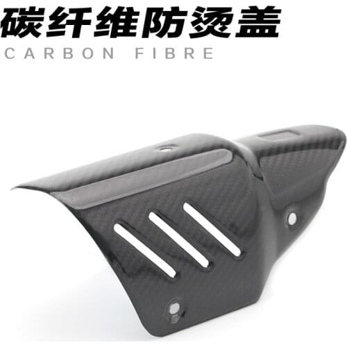 Motorcycle Exhaust Muffler Cover Carbon Fiber Protector Heat Shield Cover Guard decorative cover for R11 R6 R1 CBR500 Z900 Z750