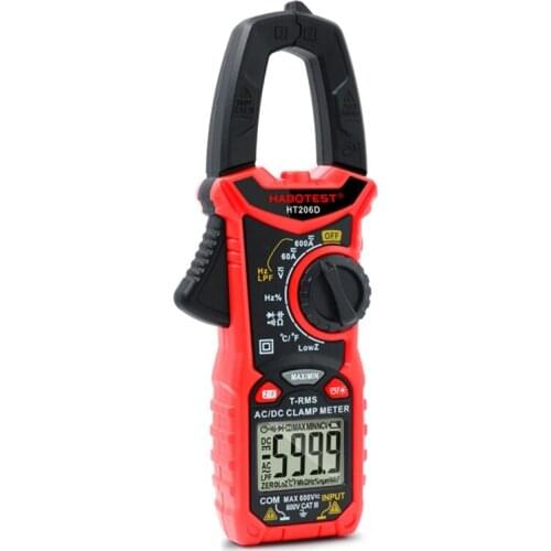 HABOTEST HT206D AC/DC Digital Clamp Meter For Measuring AC/DC Voltage AC/DC Current, NCV Clamp Multimeter