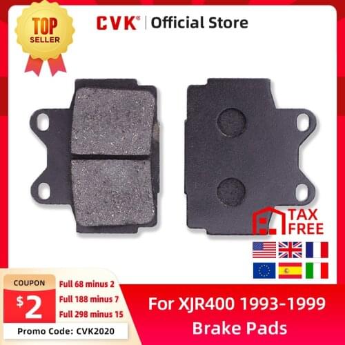 CVK High Quality Rear Brake Pads Disks Shoes For YAMAHA FZ400 N RR SRX400 XJR400 RD RZV 500 R XJ600 Fazer FZ600 S FZS600