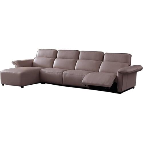 Electric recliner relax massage theater living room Sofa bed functional genuine leather couch Nordic L shap диван мебель кровать