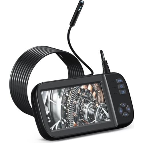 4.5 inch Dual Lens Endoscope Portable Inspection CMOS Borescope Digtal Microscope Otoscope Camera