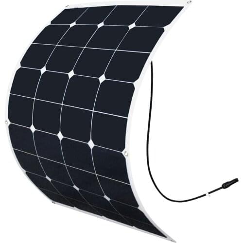XINPUGUANG 75W 20V flexible solar panel cell placa solar on back side for 12V car RV boat yacht battery charger painel solar