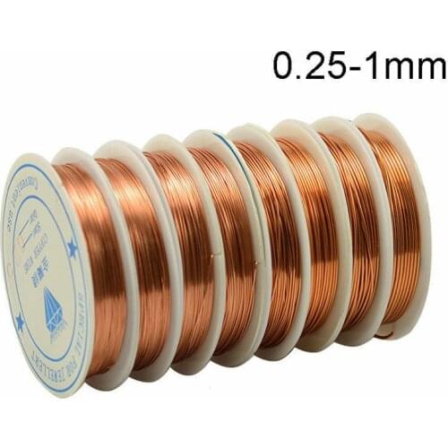 0.25mm~1mm Copper Wire Reel DIY Crafts Beading Tiara Making Wrapping Jewellery