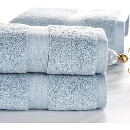 3-Piece Solid Color Heavy Egyptian Cotton Towel Set Bath Towel For Adults Face Towel GMS 600G Water-absorbent toallas C-55