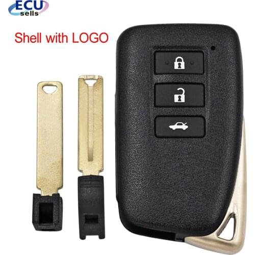 3 Buttons Remote Key Shell For LEXUS ES350 IS/ES/GS/NX/RX/GX GS300 GS350 IS250 ES250 NX200 Smart Car Key Shell
