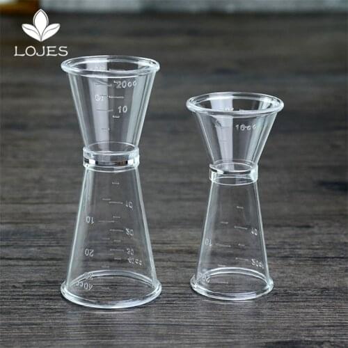 PC Double Jigger Cocktail Drink Mixer Measuring Cup Jigger Measurer Set Bar Tools Bar Tools Bar Accessories