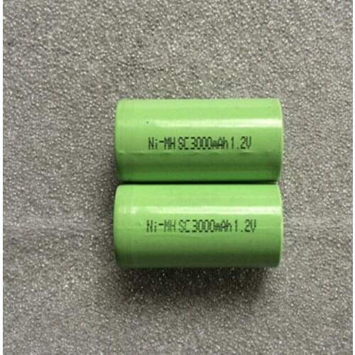 5PCS battery NI-MH SC3000mAh 1.2V SC 3000mah 3000mAh 1.2V rechargeable batteries Nickel metal hydride rechargeable batterie