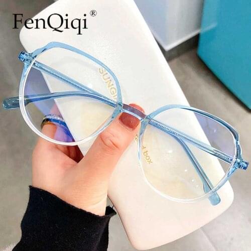 New Fashion Irregular Round Frames Anti-Blue Light Optical Frame Glasses Goggle Eyewear Reading Glasses