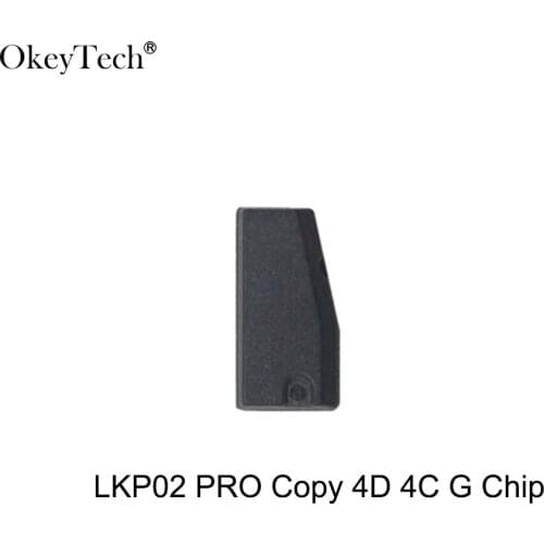 Okeytech 5pcs LKP02 PRO Clone 4C 4D G Carbon Transponder Car Key Chip For Ford Toyota Chrysler Via Tango Or Keyline 884 Machine
