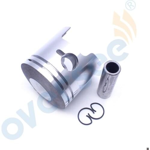 3B2-00001-0 Piston For Tohatsu Nissan Outboard Motor 9.8HP 8HP 50MM 2T 3B2-00001 Piston Kit - STD Outboard Engine MERCURY 6HP