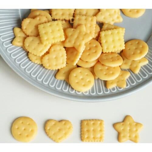 Heart Round Square Star Biscuit Designed Fondant Silicone Mold Candle Chocolate Soap Candy Cake Decorating Kitchen Baking Tool