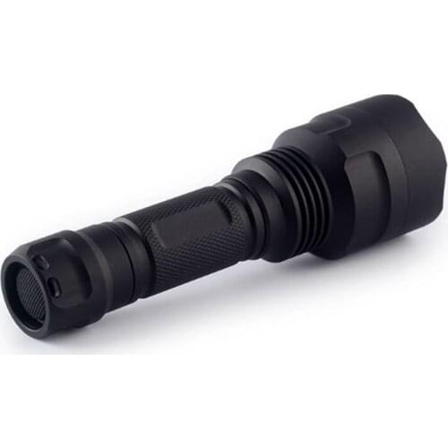 Jiguoor Aluminum alloy Waterproof C8 AK47 7135*8 3/5 Modes 1000LM Integrated Head LED Flashlight Torch For Outdoor Sports