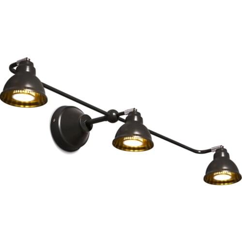 LED Wall Lamp Modern Iron Sconce Bathroom Mirror Wall Light Up Down Fixtures Creative 3 Heads Wandlamp Bedroom Living Room