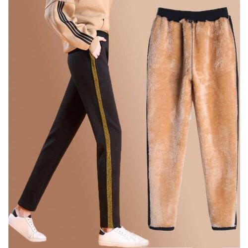 Women Pants Spring And Autumn Faux Cashmere Sports Pants Loose Casual Pants Womens Sweatpants Womens Pants Pantalones De Mujer