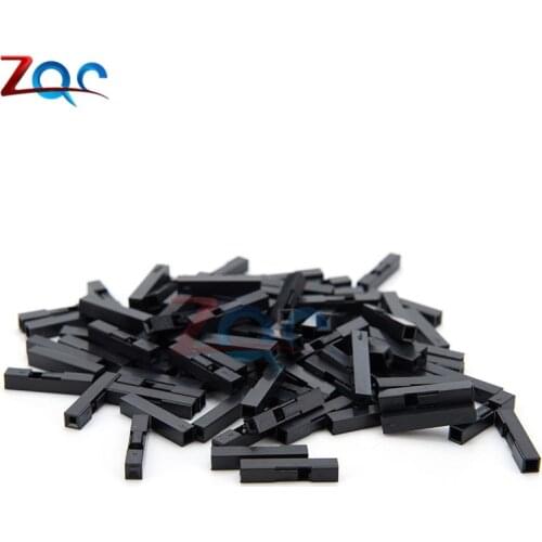 100Pcs 2.54mm 1P Pitch Dupont Jumper Wire Cable Housing Female Pin Contor