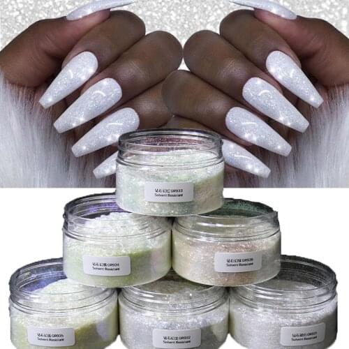 20g (N.W) Duochrome Glitter Eyeshadow Diamond Powder Solvent Resistant Loose Eyeshadow Glitter Pigment Color Shifting Glitter