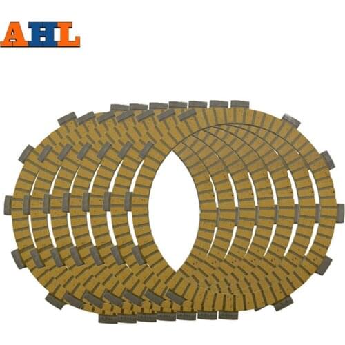 AHL Motorcycle Clutch Friction Plates Set for Kawasaki ZX600 Ninja 600 ZZR600 2002-2005 Clutch Lining #CP-0009