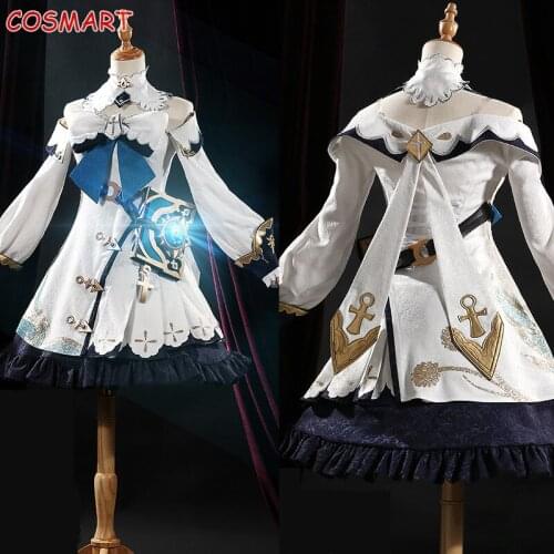 Anime Genshin Impact Barbara Game Suit Lovely Dress Gorgeous Uniform Cosplay Costume Halloween Party Outfit For Girls Women 2020