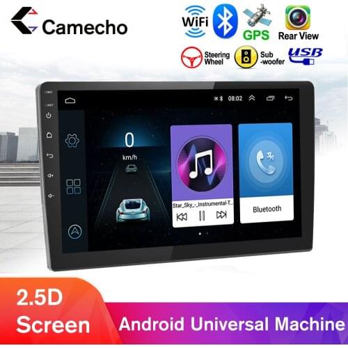 Camecho 2 din 9 inch car Auto Stereo radio GPS Multimedia Player for Volkswagen Skoda Octavia Golf 5 6 touran passat B6 stereo