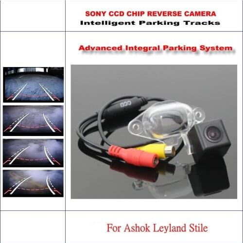Car Rear Camera For Ashok Leyland Stile 2009-2015 Intelligent Parking Tracks Back Reverse Dynamic Guidance Tragectory CAM