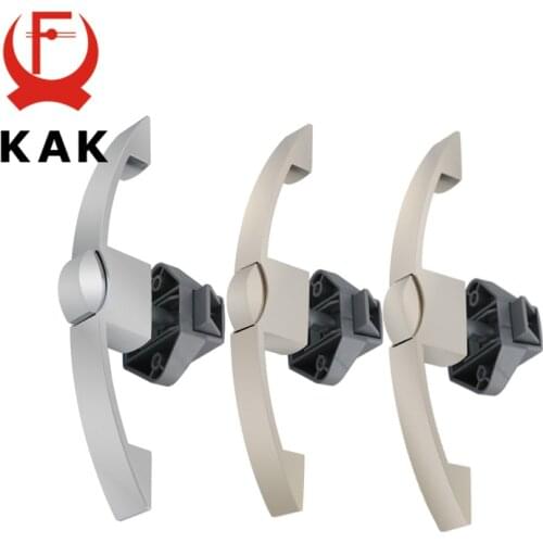 KAK Camper Car Push Lock with Handle RV Caravan Boat Motor Home Cabinet Drawer Latch Button Locks For Furniture Handle Hardware