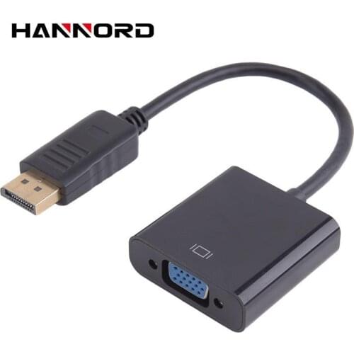 DP to VGA Adapter Male Display Port DP to VGA Female Adapter Cable Converter For Projector DTV TV HDTD Computer DP VGA Adapter