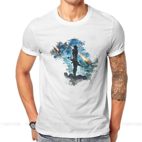 Shadow Style TShirt Mass Effect Commander Shepard Asari Game Top Quality Hip Hop Graphic T Shirt Short Sleeve Hot Sale