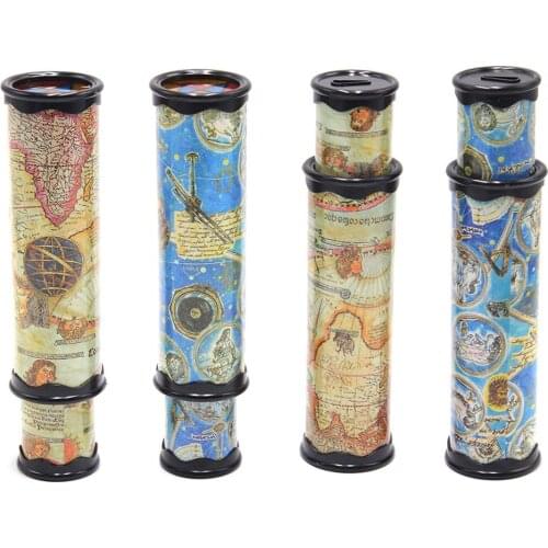 Kaleidoscopes Kids Toys Scalable Extended Rotation Adjustable Kaleidoscope Fancy Color World Educational Toys For Children