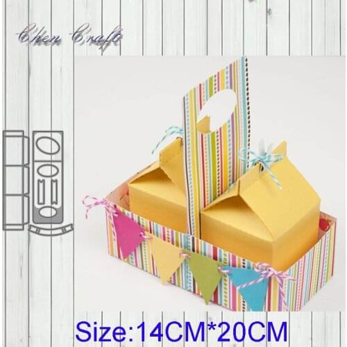 Beautiful big box Metal Cutting Dies for DIY Scrapbooking Photo Album Embossing Paper Cards Craft Cuts