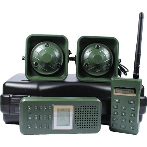 Hunting Decoy Bird Caller with Remote Control 2pcs 50w 150dB Loud Speaker Birds Sound Amplifier Goose Duck Hunting Trap