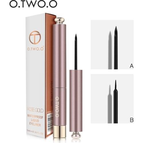 O.TWO.O Professional Liquid Eyeliner Pen Black Beauty Cat Style 24 Hours Long Lasting Water-Proof Eyes Makeup Tools