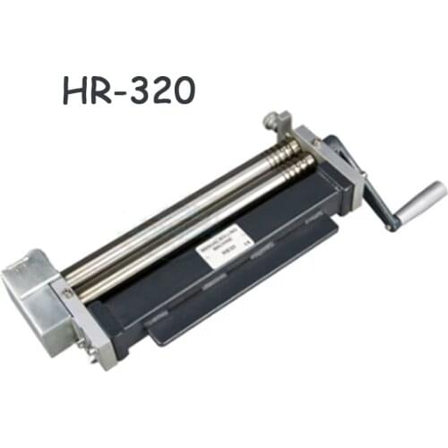 Manual Bending Machine Desktop Steel Plate Rolling Machine Metal Rolling Processing Machine HR-320