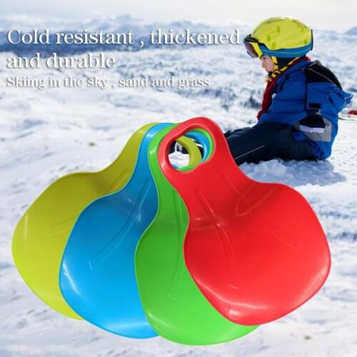 Winter Sports Snowboard Skiing Boards Outdoor Sport Children Gift Winter Ski Kids Thick Plastic Sand Grass Sled Snow Luge #P2