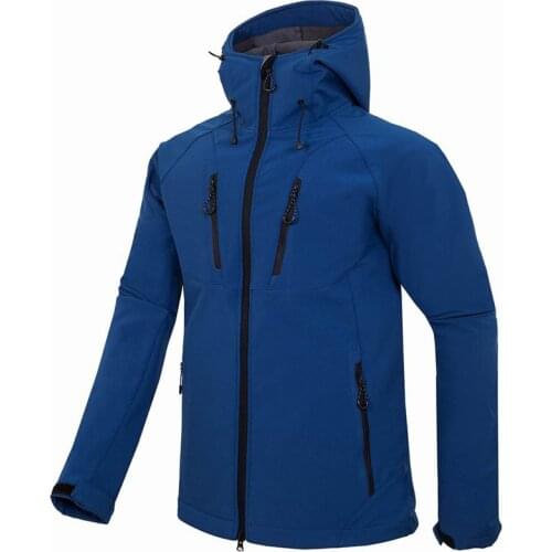 2019 New Mens Waterproof Thermal Outdoor Jacket Soft shell Breathable Autumn Outdoor Climbing Hunting Hiking Sports Clothes