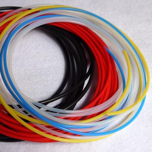 22L AWG 0.71x1.01mm 0.71*1.01mm ID*OD L Type 150V Translucent Red Blue Yellow Black Printer F46 Plastic Capillary PTFE Pipe Tube
