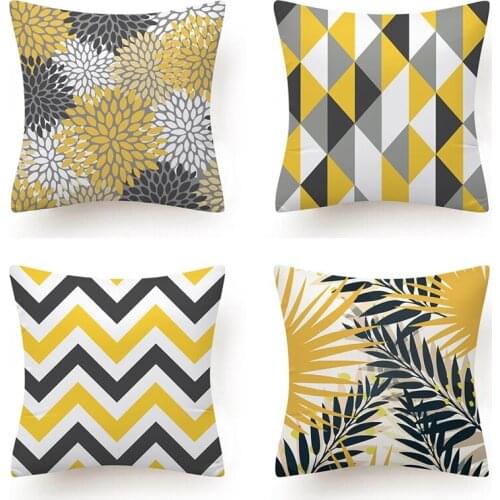 4 PCS Decorative Cushion Cover 45X45 Sofa Pillow Cover Home Decor Nordic Car Seat Decoration Pillow Case