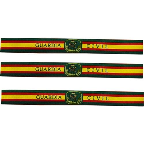 Paracord Green Line Civil Guard bracelet-Spain flag, Army, Unisex