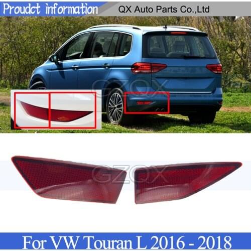 CAPQX Rear bumper Fog light lamp For V W Touran L 2016 2017 2018 Tail lamp Reflector light Stop lamp Brake Lamp Light