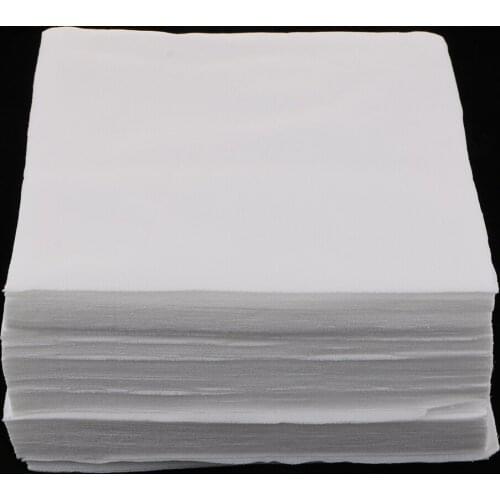 Cleaning Dustless Cleanroom Nozzle Wiper Cleaner 15cmx15cm 150pcs White