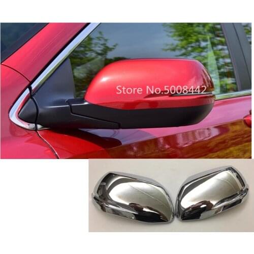 For Honda CRV CR-V 2017 2018 2019 2020 car back rear view Rearview ABS chrome Side Door Mirror Cover stick trim frame 2pcs