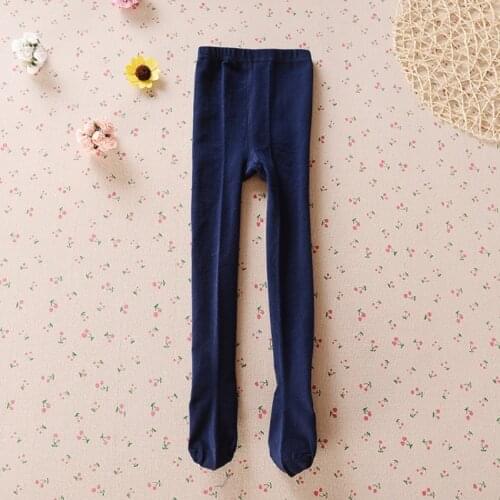 Solid Cotton Baby Girls Leggings 3-12year Children Pantyhose Girls Ballet Dance Pants Leg Warmers Cotton Kids Trouser Pantynose